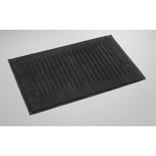 Badvorleger schwarz (BL 50x80 cm) - schwarz