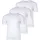 T-Shirt 3er-Pack Weiß S