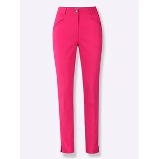 Stretch-Hose HEINE Gr. 44, Normalgrößen, pink Damen Hosen Stretch-Hosen