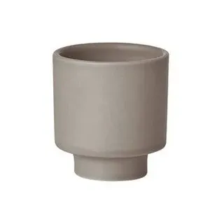 blomus Espressotasse -MAKOTO- Kaffeetasse, Espressobecher, Geschirr: Modernes Design, 1-tlg., Steingut, Zeitlose Espressotasse, Matte Glasur, Unikat, Schwebend grau