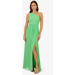 Adrianna Papell Abendkleid One Shoulder Chiffon Gown Cocktail, Abend, Mutter der Braut, Hochzeit, Anlass grün 36