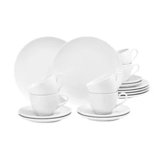 SELTMANN WEIDEN Amina Kaffeeservice 18-tlg. für 6 Personen weiß