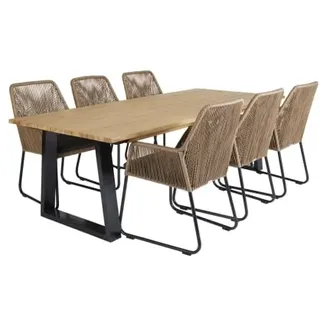 Brafab Laurion-Midway Gartenmöbel-Set 1, 7-teilig