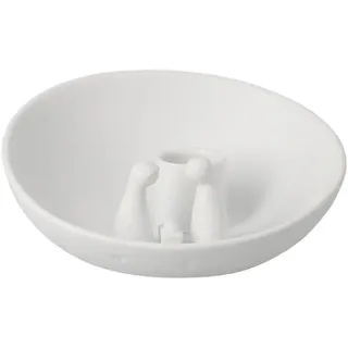 räder Design Krippe Räder Kerzenschale Krippe klein Porzellan weiß 12x5cm weiß
