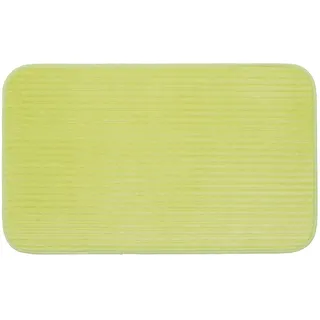 liebling Badematte Badvorleger, Badteppich, rutschhemmend beschichtet, fußbodenheizungsgeeignet, Polyester, rechteckig, starke Saugfähigkeit, für alle Bodenbeläge, in verschiedenen Farben grün rechteckig | 60 cm x 100 cm
