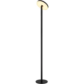 GLOBO Solarleuchte Aluminium schwarz matt 1xLED wetterfest IP54
