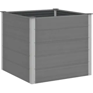 vidaXL Garten-Hochbeet WPC 100 x 100 x 91 cm Grau