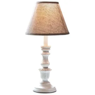 Mirabeau Tischleuchte Tischlampe Créteil braun/antikweiß braun