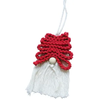 Onlynery Christmas Tree Macrame Set, Makramee Knüpf-Set Weihnachtsbaum, Christmas Macrame Woven Tree DIY Kit, Christmas Tree Macrame DIY Kit, Makramee-Weihnachtsschmuck Für Fenster, Party, Tür, Party