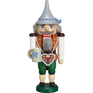 Seiffener Volkskunst eG Nussknacker Festbayer 27 cm Braun