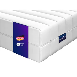 Traumnacht Basic XXL Tonnentaschenfederkernmatratze 100x200 cm | H3 mittelfest | 22 cm Höhe | 7-Zonen ergonomisch & atmungsaktiv | Öko-Tex zertifiziert | deutscher Qualitätsstandard