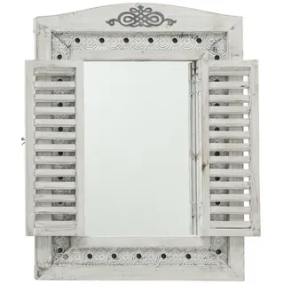 Boltze Wandspiegel Lindsay 55 x 73 cm Grau
