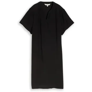 Tom Tailor Kleid Midikleid Schwarz 36