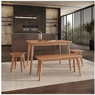 Krok Wood Esstisch Paris aus Massivholz Buche 75 x 75 x 75 cm