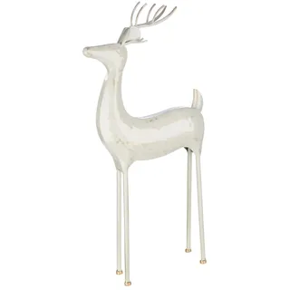 Gilde Figur Hirsch Hirsch, 27x60x9.5 cm stehend, Dekoration, Weihnachtsdekoration, Winterdeko