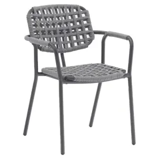 Zebra Technologies Zebra Costa Stapelsessel 60,5 x 57 x 80,5 cm graphit