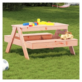 vidaXL Gartentisch Picknicktisch für Kinder 88x97x52 cm Massivholz Douglasie (1-St) braun