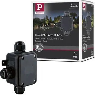 Paulmann Verbindungsbox 3-fach IP68 Schwarz