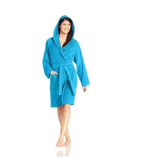 Vossen Bademantel Texas, Türkis, Textil, Gr. XL, Textiles Vertrauen - Oeko-Tex®, Taschen, hochwertige Qualität, modische Optik, Badtextilien, Bademäntel, Bademäntel Damen