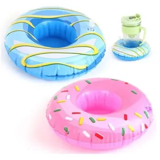 2 Stück 19x19 Cm Schwimmende Getränkehalter Für Aufblasbare Pools, Schwimmende Bar Für Den Pool, Schwimmendes Tablett Für Getränke