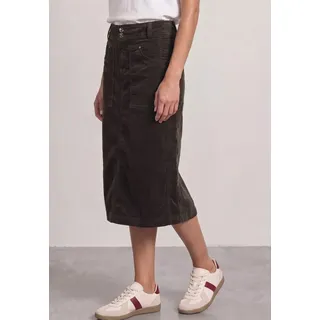 STREET ONE Cordrock Damen Braun 32