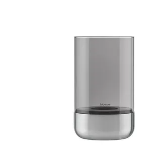 BLOMUS Windlicht Calma Edelstahl Silber