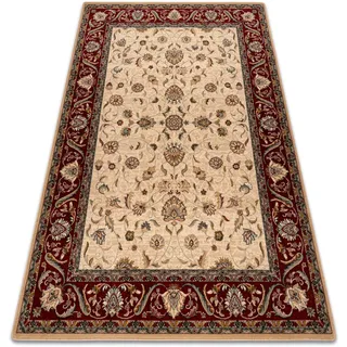 rugsx Wollteppich für Wohnzimmer, Schlafzimmer, traditionell Omega Aries Hellrubin 300x400 cm
