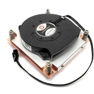 Inter-Tech Q-3 Prozessor Kühlkörper/Radiator 8 cm Schwarz Silber 1 Stück(e)
