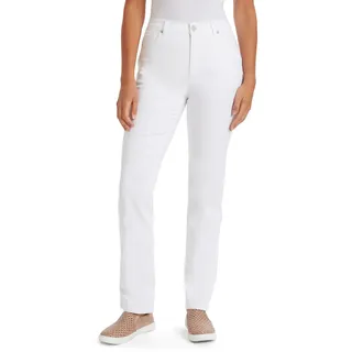 Gloria Vanderbilt Damen Amanda Classic High Rise Tapered Jeans Petite, Vintage White, 18, Vintage-Weiß, 50 - 46
