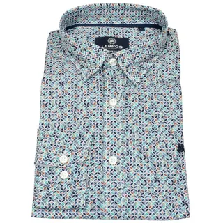 LERROS Langarmhemd Button-Down-Kragen Under Button Down bunt M