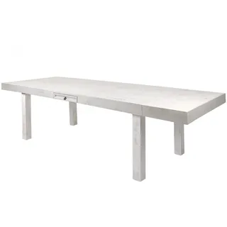 1a Direktimport Esstisch 200 x 76 x 100 cm weiß