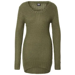 URBAN CLASSICS Long Wideneck Sweatshirt Olive XS