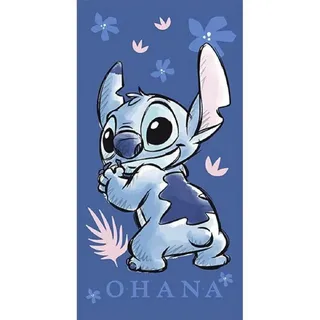 Lilo & Stitch Strandtuch 70 x 140 cm blau