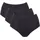 GO Daily Cotton Highwaist 3P Schwarz L