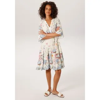 Aniston CASUAL Tunikakleid Blumen bunt 38