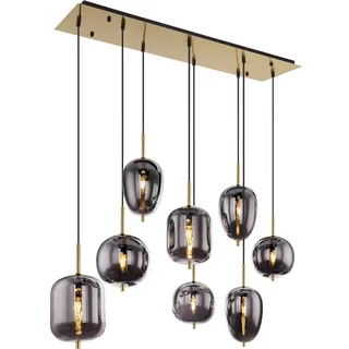 GLOBO Blacky 8-flg. 94 cm grau Metall
