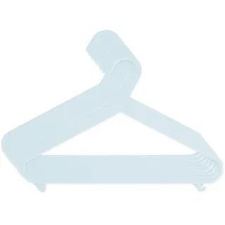 Bieco Kleiderbügel Kinder 8 Stück Eisblau | Länge ca. 30cm | Baby Kleiderbügel | Baby Organizer für Kleiderschrank | Kleiderbügel Baby | Baby Kleiderbügel | Kleiderbügel | Kleiderbügel Clothes