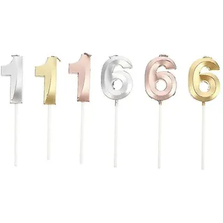 Die Neuen 6 Kuchenkerzen