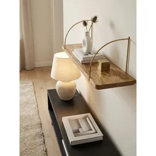 KADIMA DESIGN Wandregal 80 x 25 x 22 cm Braun