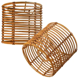 Osasy Lampenschirm Rattan Korb,E27 / E14,Boho Dekoratives | Holz, Tischlampe, Hängelampe, Deckenlampe,wandleuchte