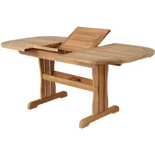 Brafab Melbourne Gartentisch 190-240 x 100 x 74 cm Teak/beige