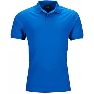 James & Nicholson Elastic Polo Piqué blau 3XL