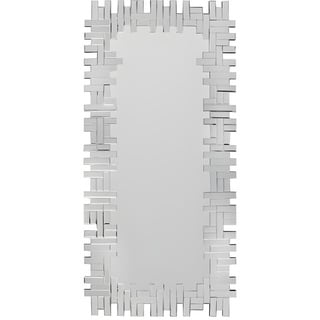 Wandspiegel - 57 x 120 cm - Silberfarben - LOLA