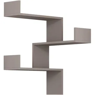Livetastic Bücherregal 60 x 22 x 90 cm Grau