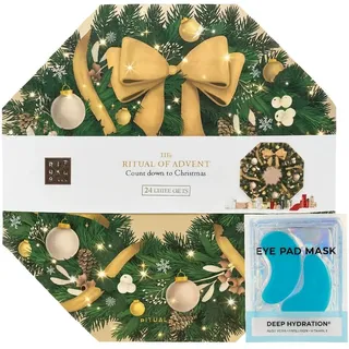 Rituals - Adventskalender 2025 - Beige - Advent Calendar Classic - The Ritual of Advent - Count Down to Christmas - 24 Gifts + Geschenk 1x Deep Hydration Eye Pad
