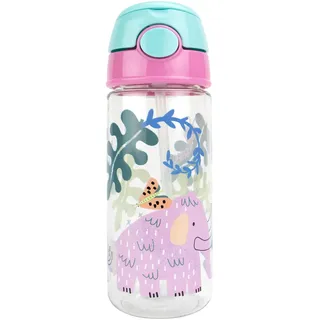 Nûby Trinkbecher mit weichem Trinkhalm 540 ml Rosa