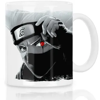 style3 Tasse, 1-tlg., Keramik, Kakashi Hatake Motivtasse naruto ninja anime manga ultimate bunt|weiß