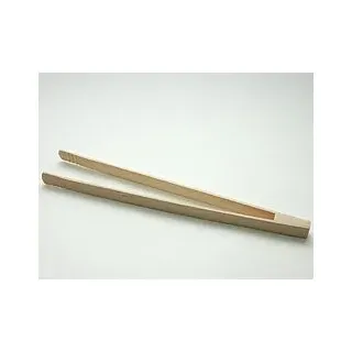 Holz Allzweckzange Grillzange Küchenzange Holzgriff 400mm 20mm Natur 1 Stück