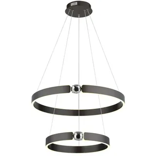 GLOBO Hendricks 1-flg. 60 x 125 cm braun Metall