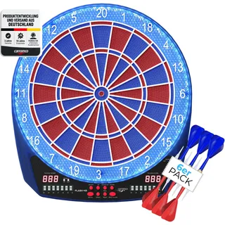 CARROMCO FLASH-401 E-Dartboard inkl. LED-Beleuchtung